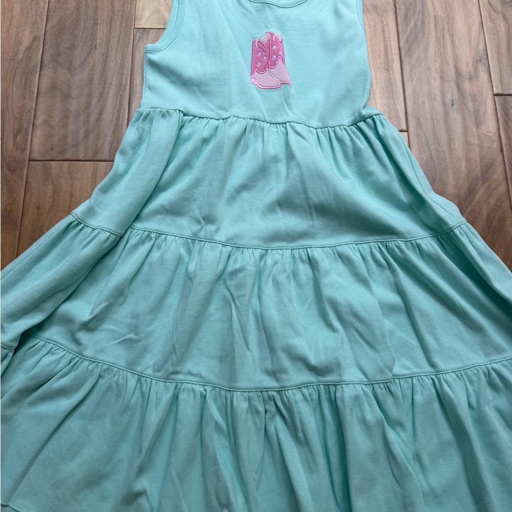 Luigi girls cowboy boot dress